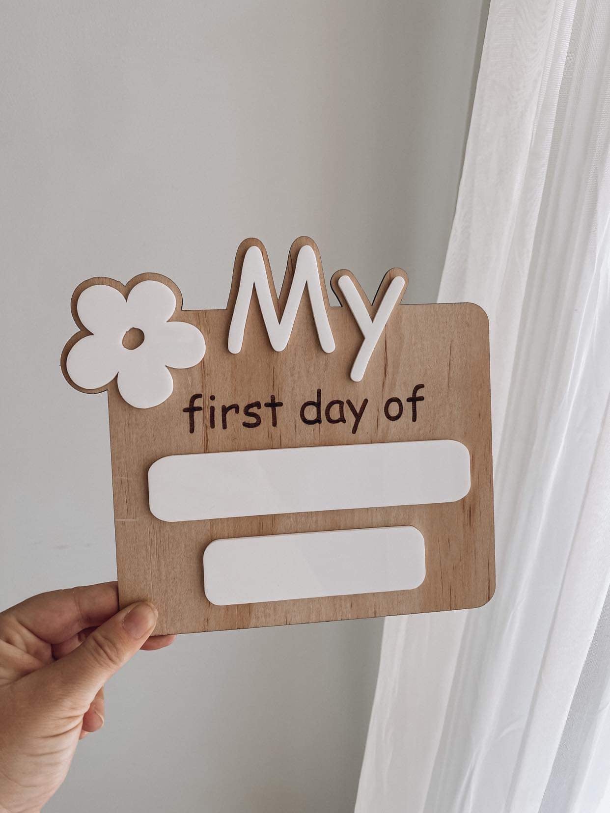 My first day - flower