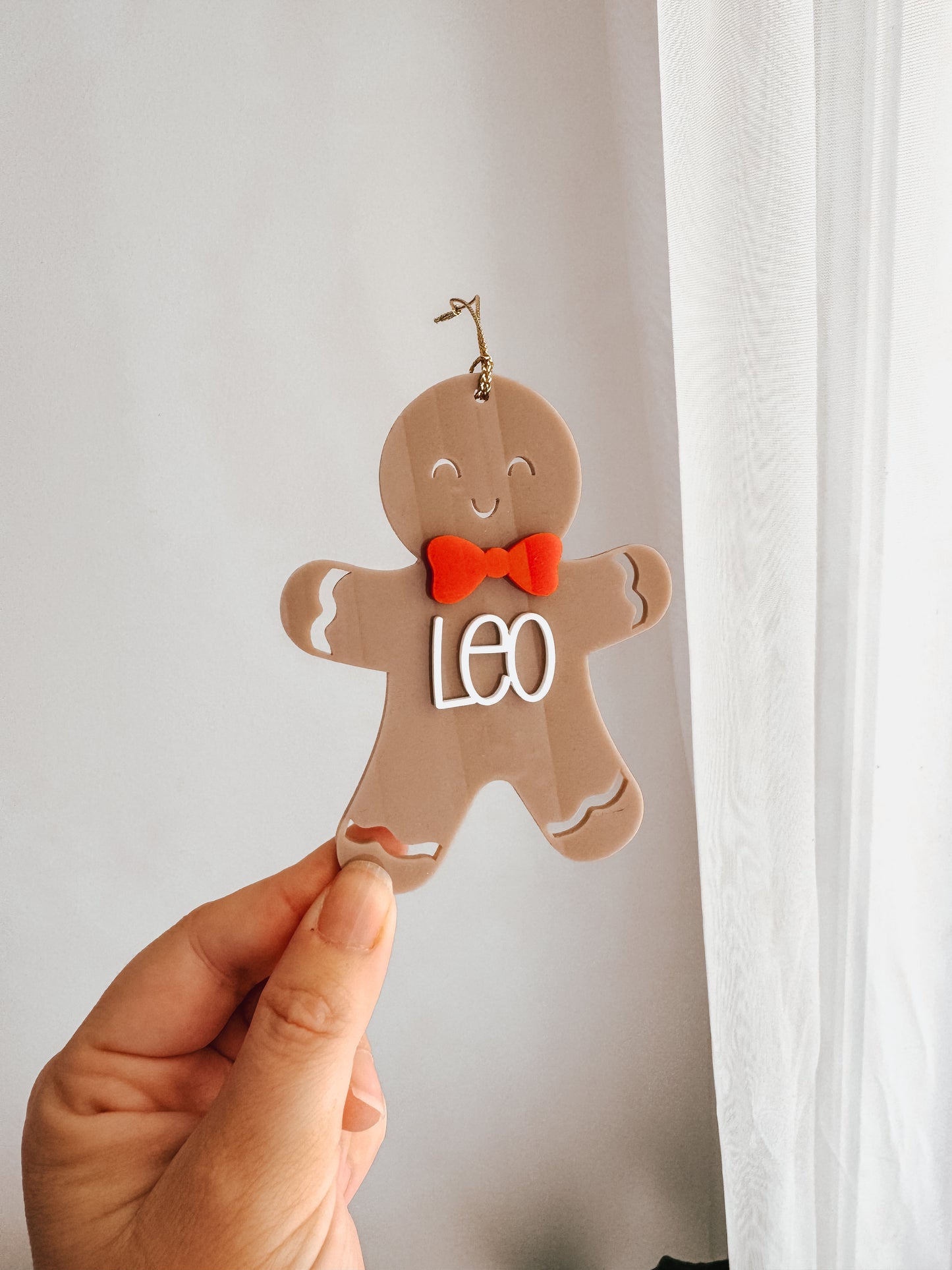 Custom Gingerbread Ornament