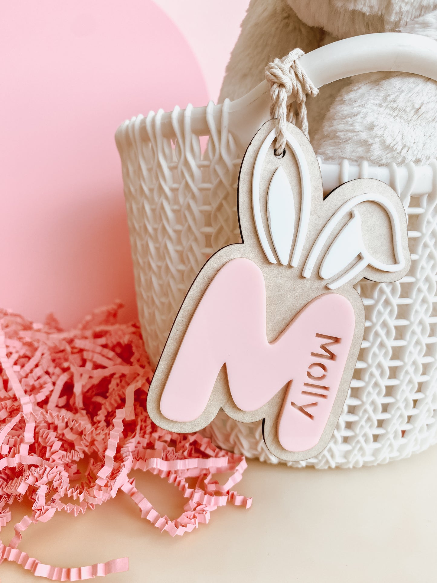 Easter basket with Name Tag