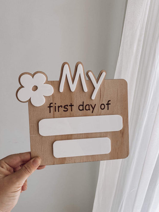 My first day - flower