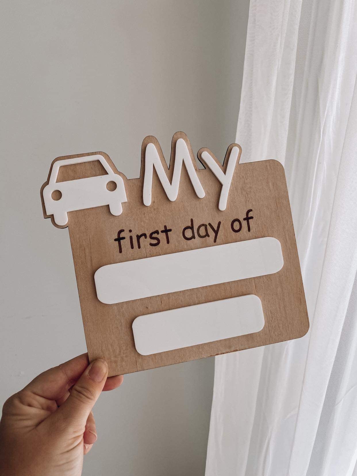 My first day - car