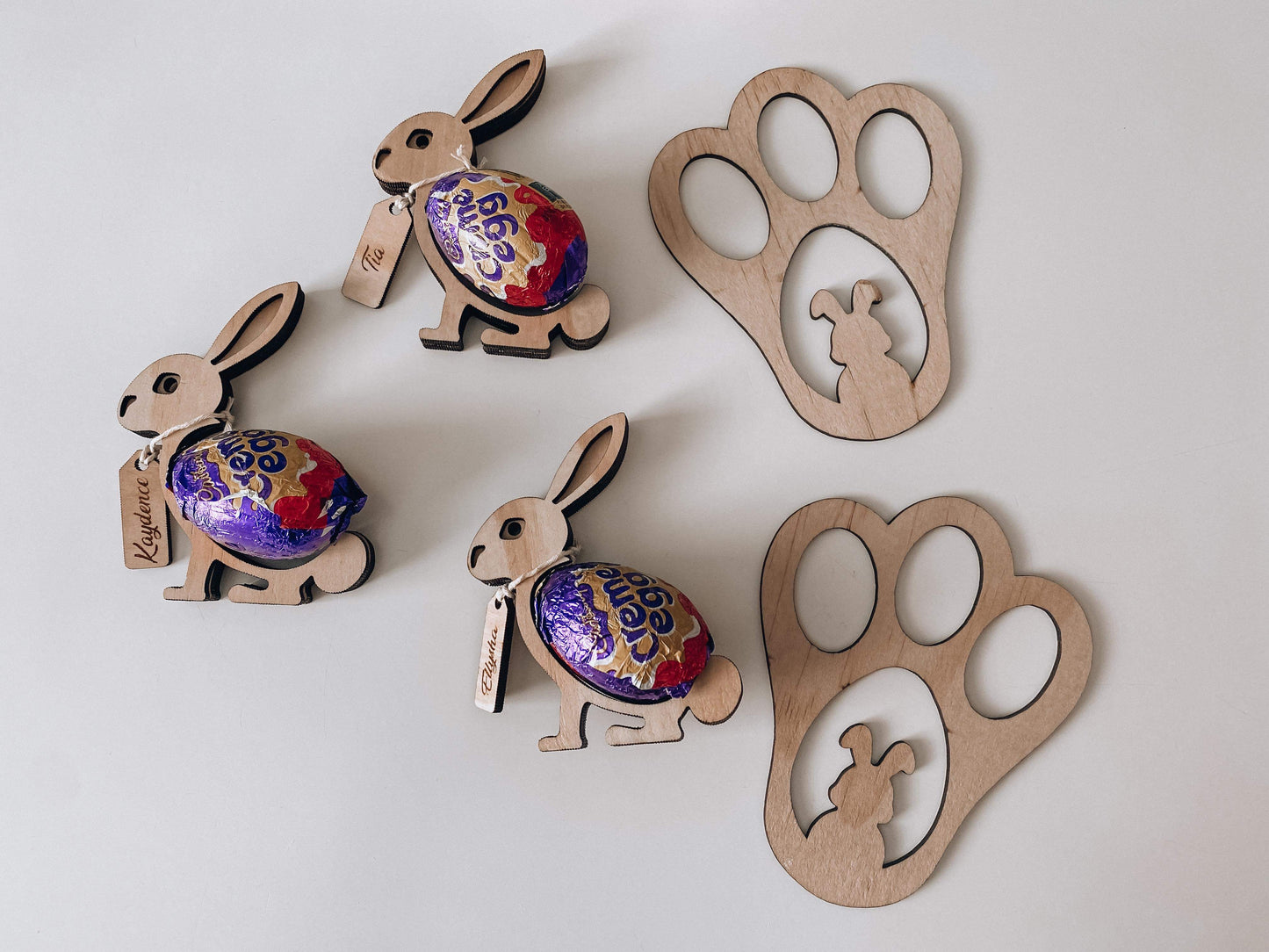 Personalised mini Easter bunnies